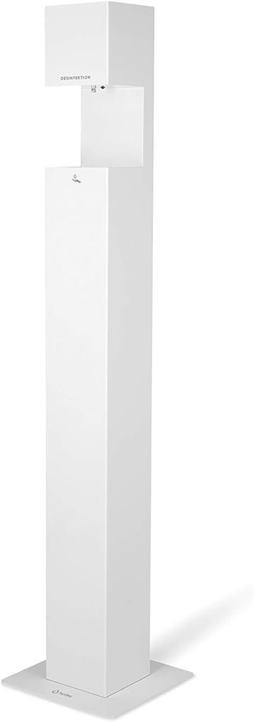 Exklusiver Desinfektionsspender ''Hydes Tower'', Farbe weiß