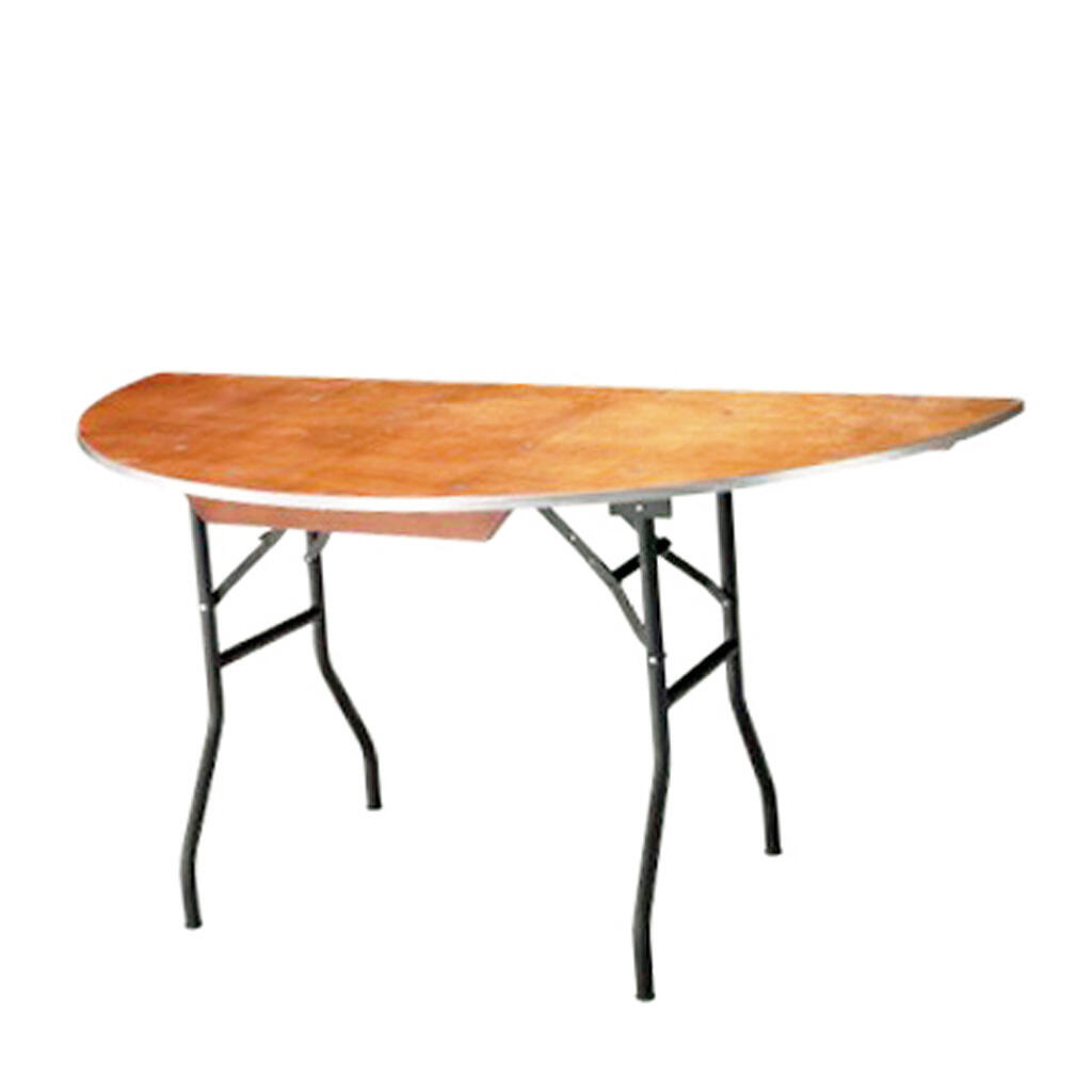 Banketttisch halbrund 152cm x 76cm