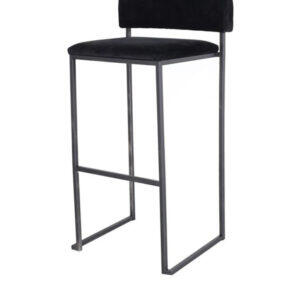 Barhocker Riva SCHWARZ Samt schwarz
