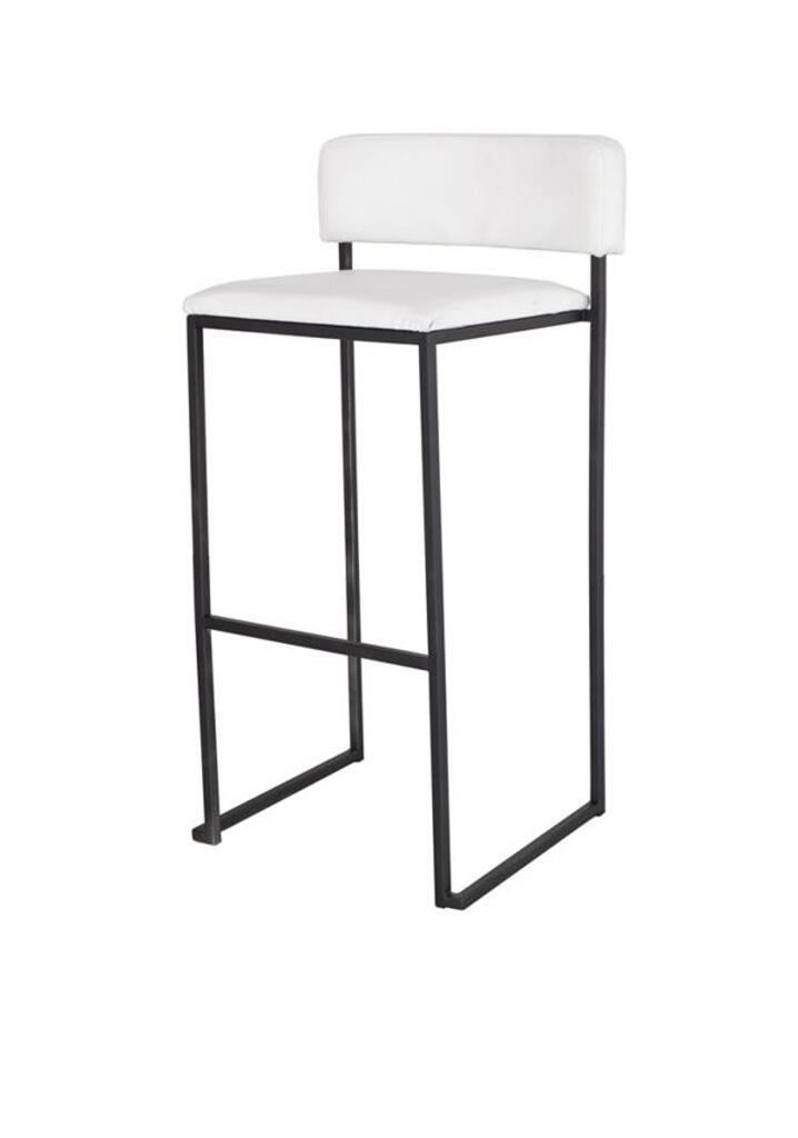 Barhocker Riva SCHWARZ weiß