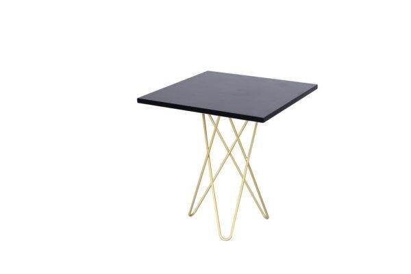 Bistrotisch Chloe schwarz 70x70cm