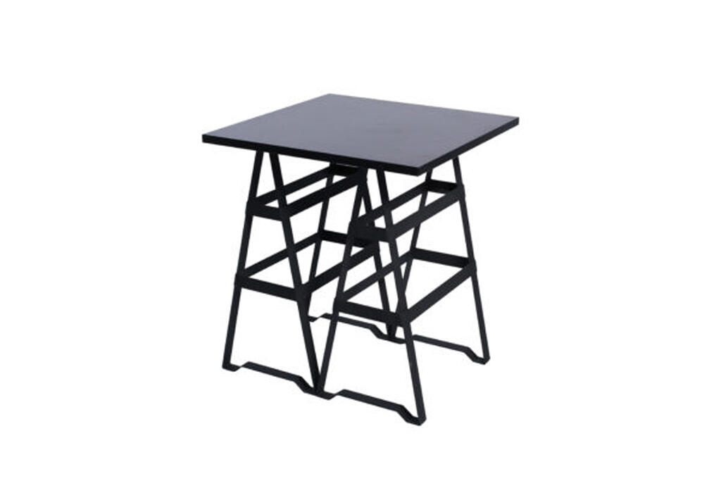 Bistrotisch Industry schwarz 70x70x78cm