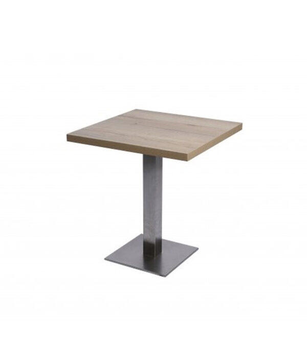 Bistrotisch exklusiv Eiche, 70x70, Höhe 72cm