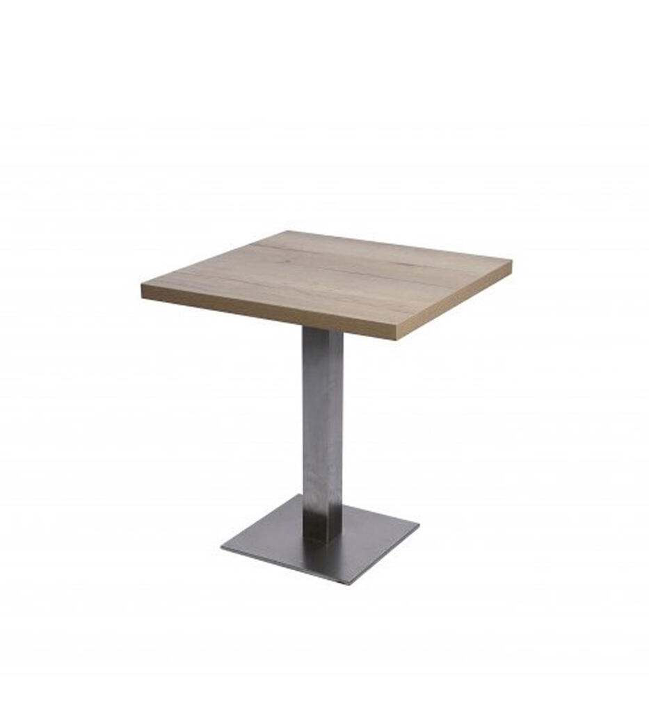 Bistrotisch exklusiv Eiche, 70x70, Höhe 72cm