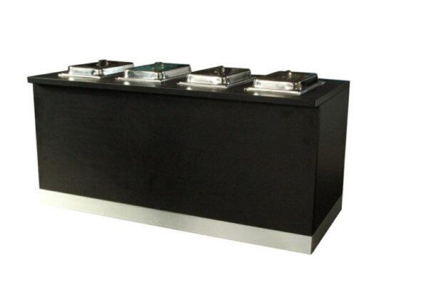 Buffetanlage Black Pearl, inkl. 4 Chafings, el. Betrieb