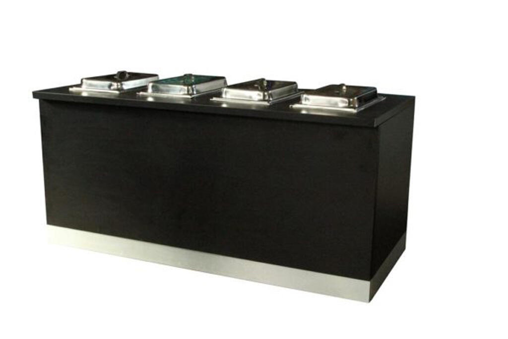 Buffetanlage Black Pearl, inkl. 4 Chafings, el. Betrieb
