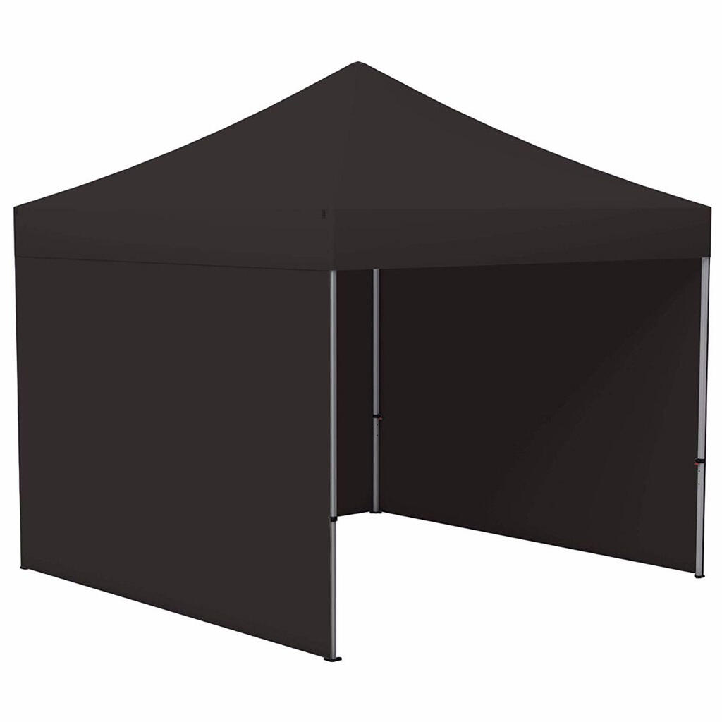 Falt-Pavillon 3m x 3m SCHWARZ (Seitenplanen optional erhältlich)