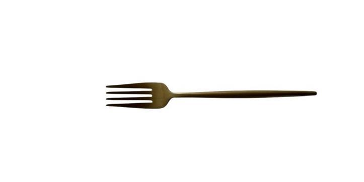 Serie Vintage Gold matte Vorspeise-/Dessertgabel (VPE 30)