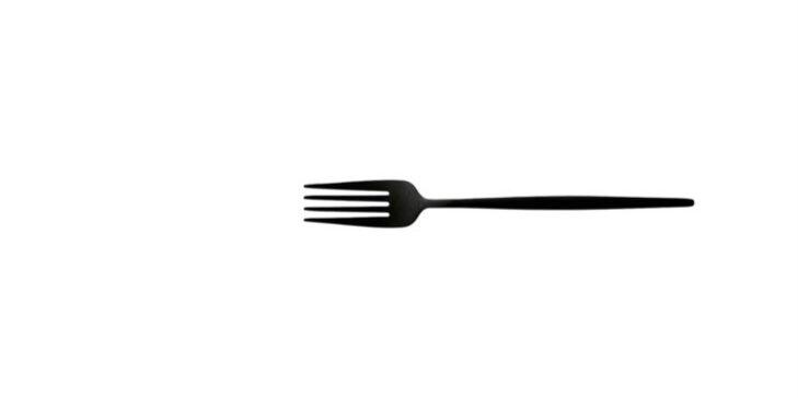 Serie Vintage Black matte Kuchengabel  (VPE 30)