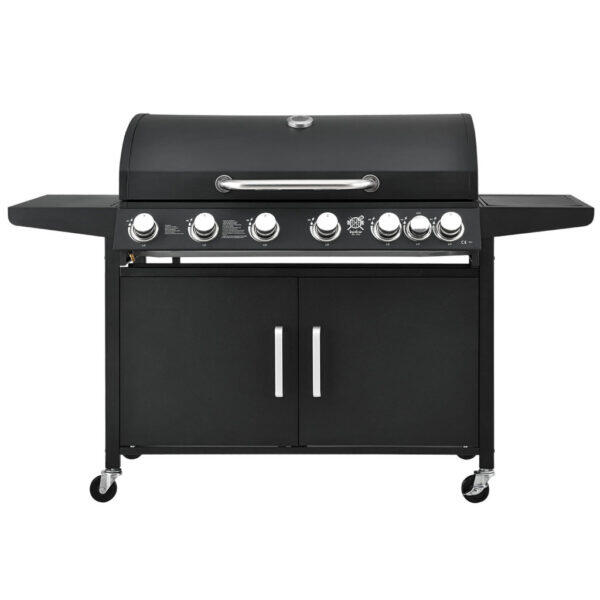 Gasgrill 6 Brenner + 1 Seitenbrenner