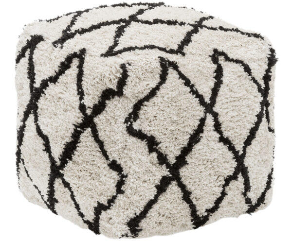 Handgetufteter Pouf Naima