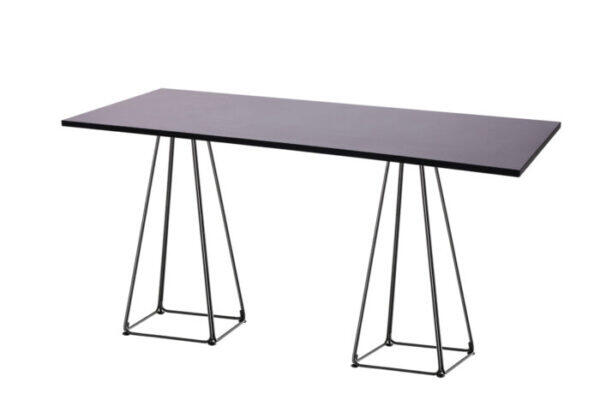 Hochtisch Lunar schwarz 180 x 70cm