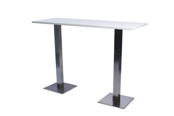 Hochtisch exklusiv 180 x 70cm, Höhe 110cm, weiß