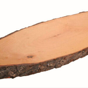 Holzbrett mit Rinde  80cm x 30 cm