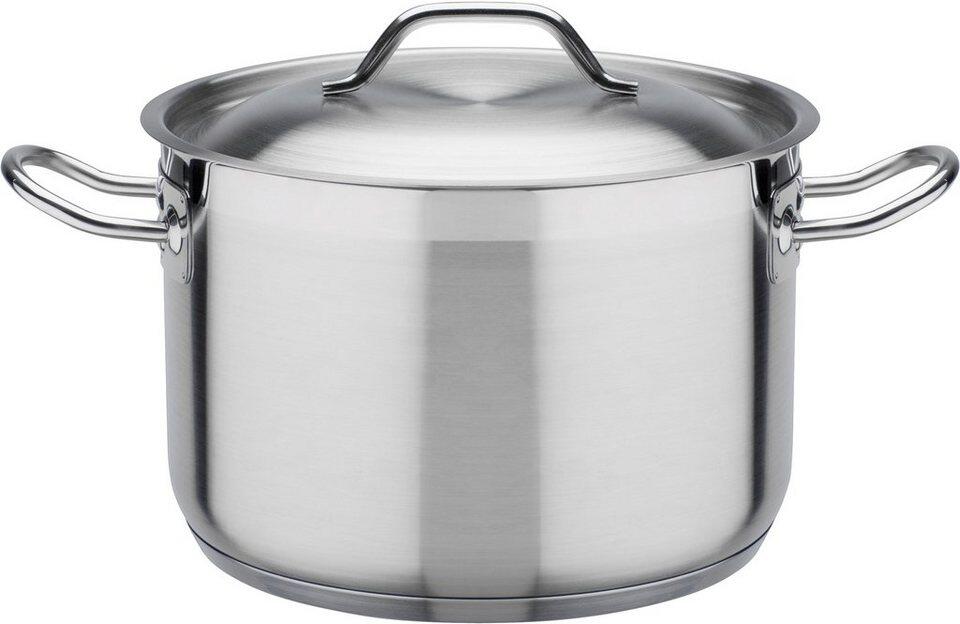 Kochtopf Edelstahl 68l, induktionsgeeignet