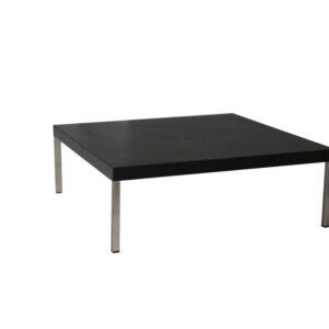 Lounge-Tisch 70x70x20cm schwarz Edelstahl