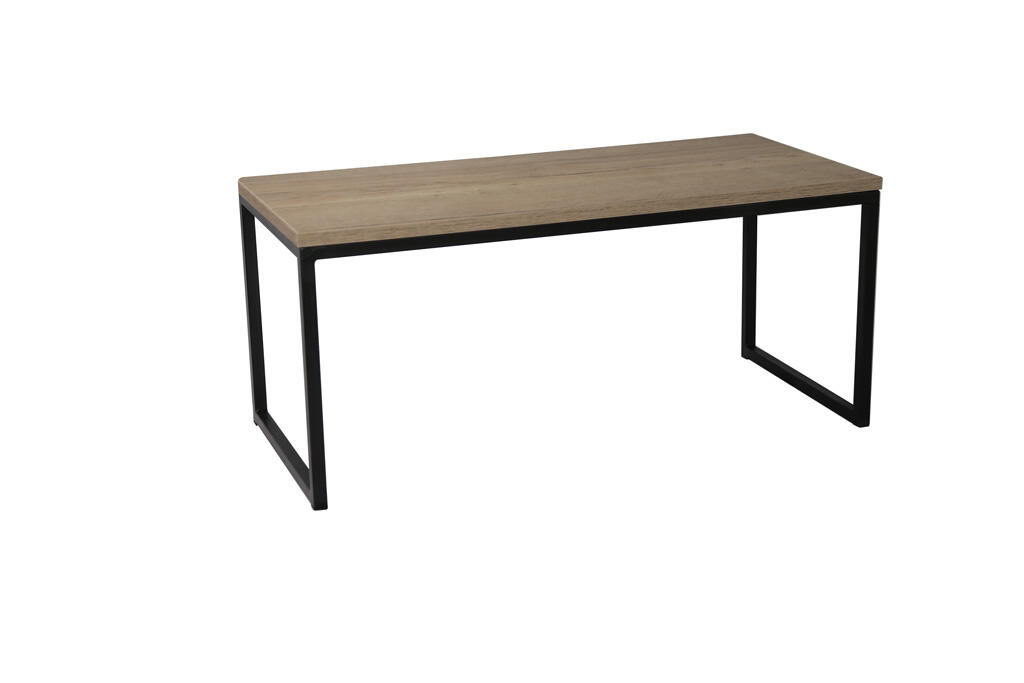 Lounge-Tisch 90x40x40cm Eiche schwarz