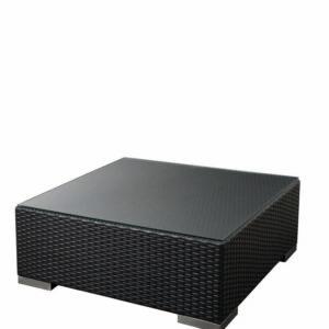 Lounge-Tisch Lotus mit Glasplatte