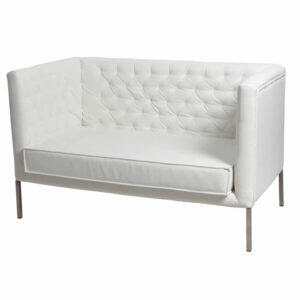 Lounge Vittorio 2-Sitzer weiß