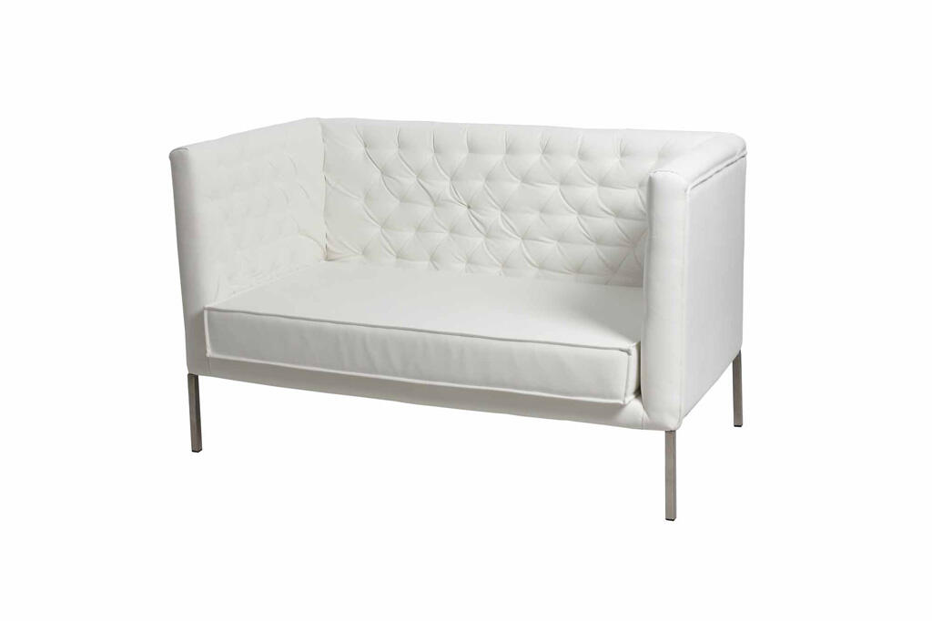 Lounge Vittorio 2-Sitzer weiß