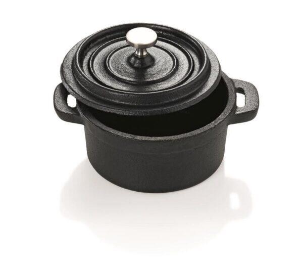 Mini-Schmortopf Cocotte aus Gusseisen, inkl. Deckel   (VPE 1)