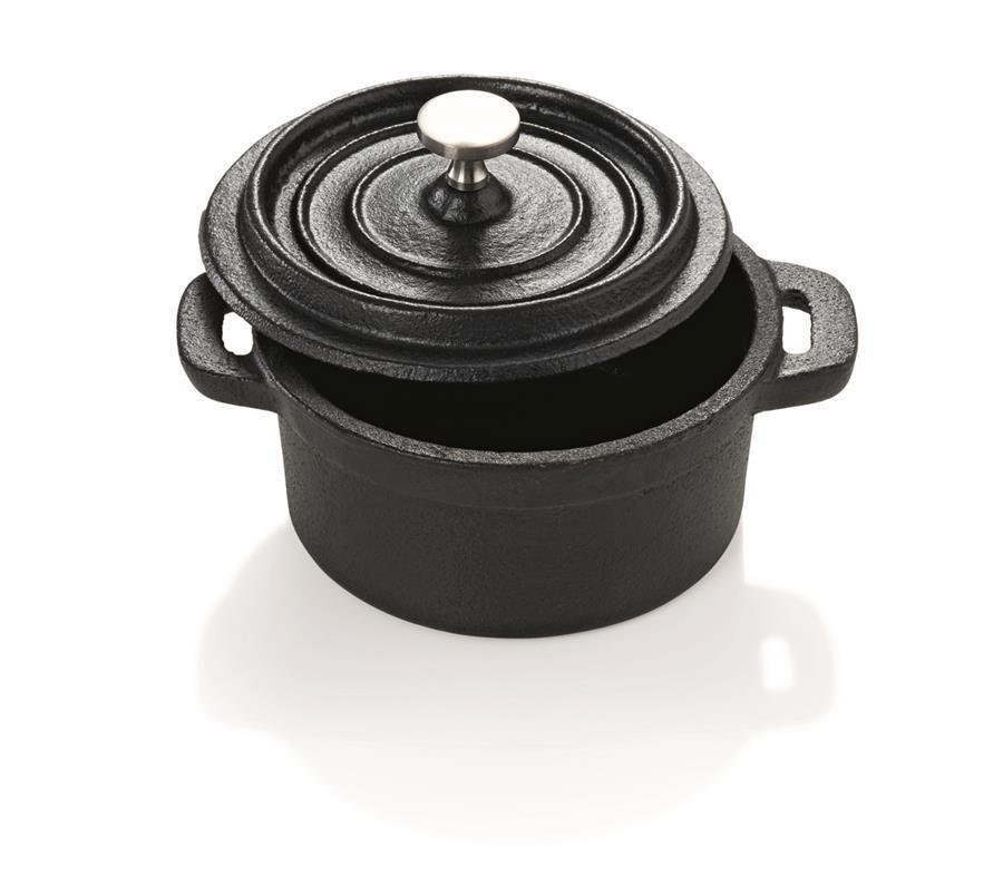 Mini-Schmortopf Cocotte aus Gusseisen, inkl. Deckel   (VPE 1)