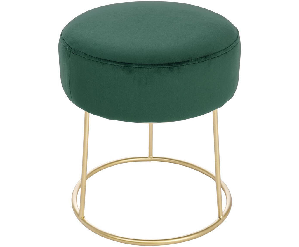 Samt-Hocker Clarissa Grün