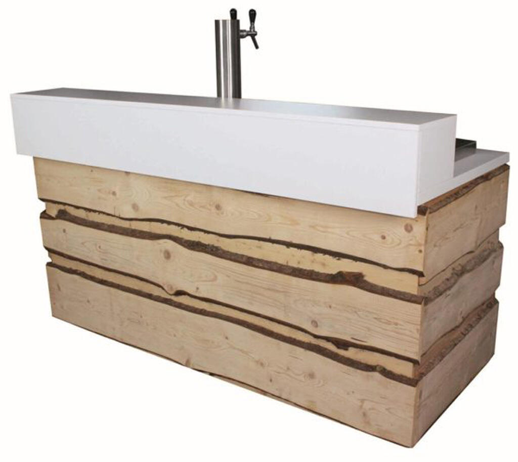 Schankanlage Wooden Spirit mit Aufsatz