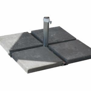 Schirmständer schwer, inkl 4 Betonplatten