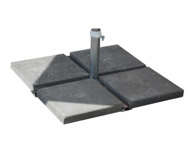 Schirmständer schwer, inkl 4 Betonplatten