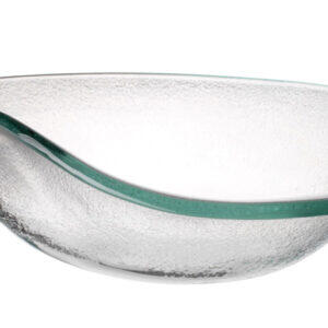 Serie Cera Teller rund D 18cm aus Glas  (VPE 30)