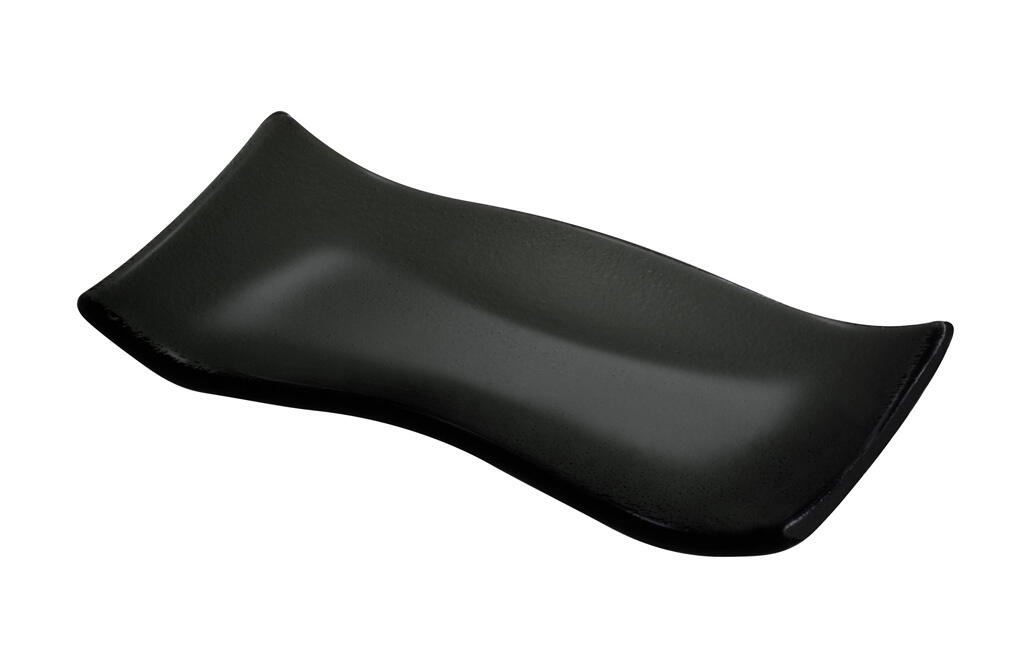 Serie Cera black Teller flach 21 x 10,5 cm  (VPE 30)