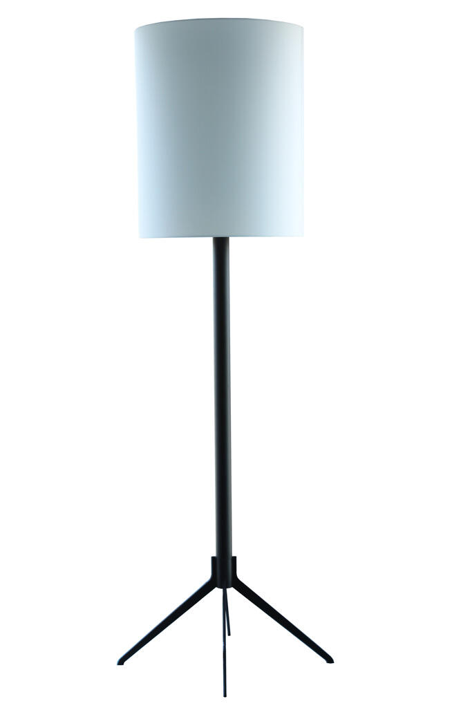 Stehlampe Anna schwarz - weiß