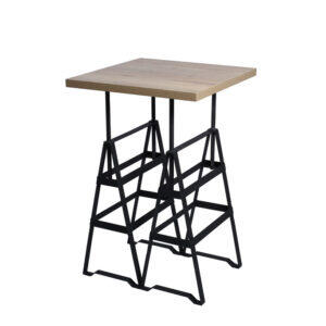 Stehtisch Industry Eiche 90x90, H 110cm