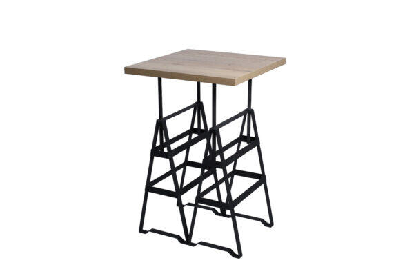 Stehtisch Industry Eiche 90x90, H 110cm