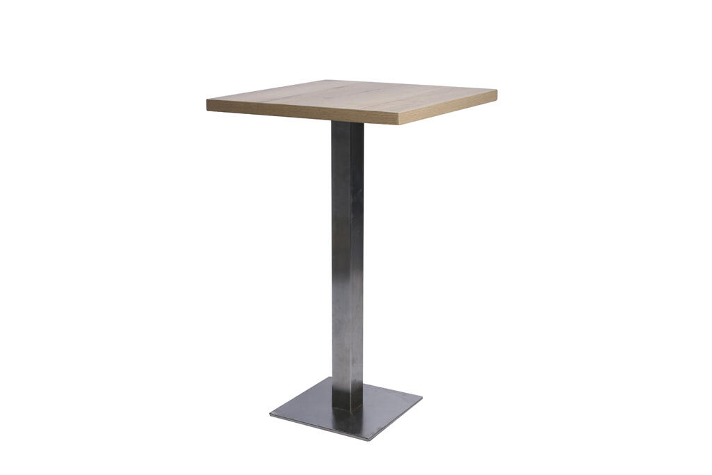 Stehtisch exklusiv Eiche, 90x90cm, Höhe 110cm