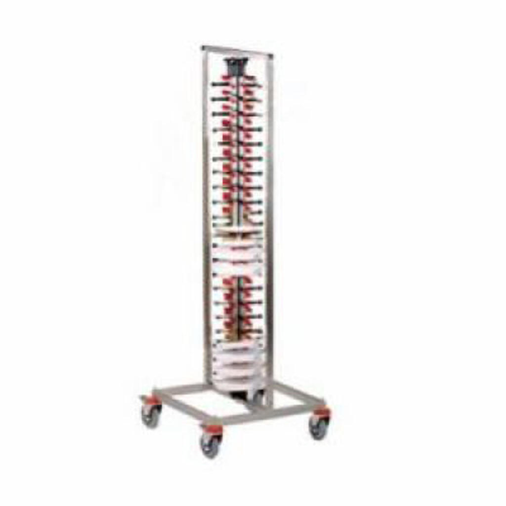 Tellerstapler für 84 Teller fahrbar