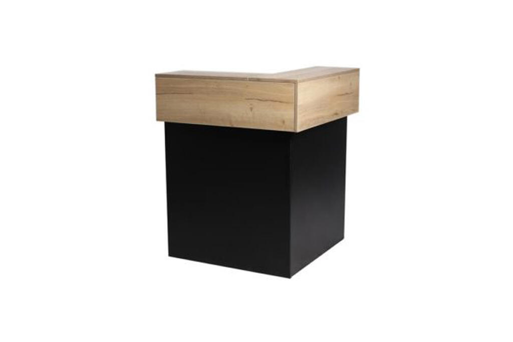 Thekenanlage Eckelement Murano schwarz