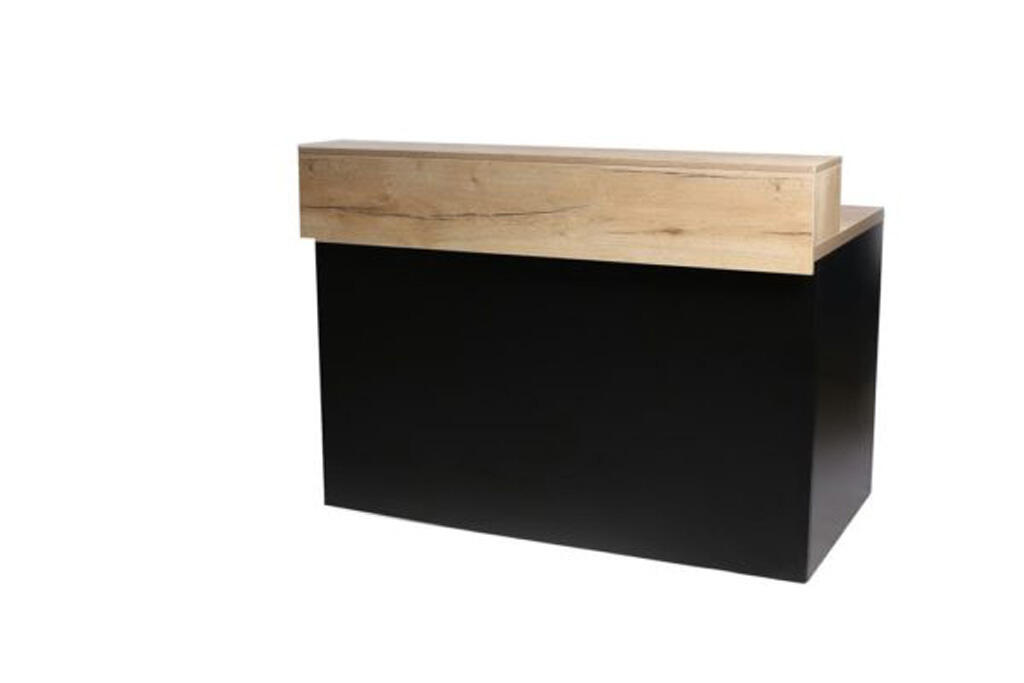 Thekenanlage Murano schwarz B140cm