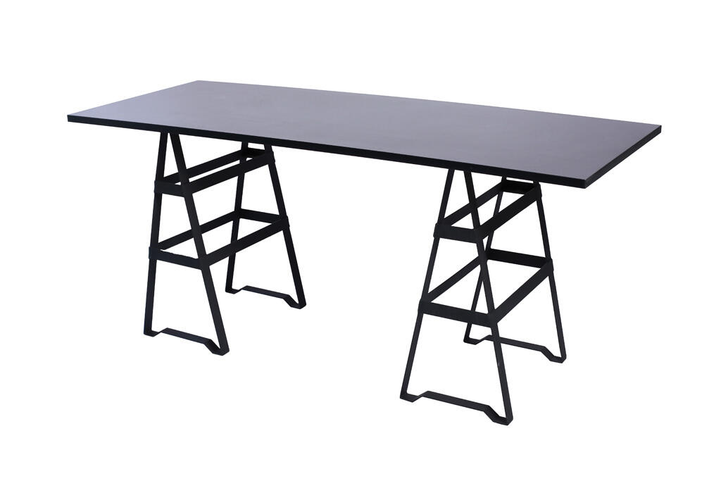 Tisch Industry schwarz 180x70x72cm