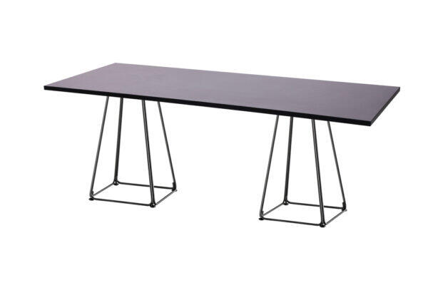 Tisch Lunar schwarz 180 x 70cm