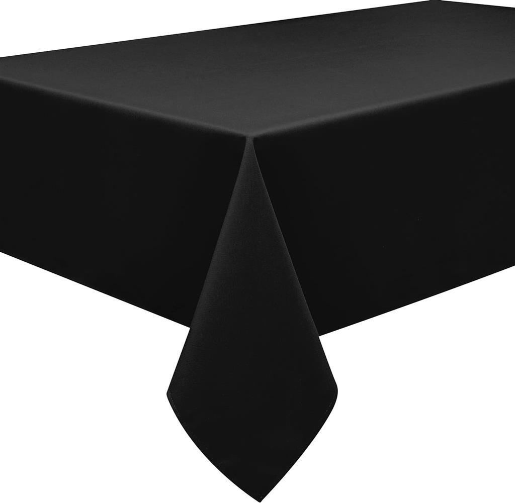 Tischdecke 240 x 140, schwarz, 180gr. Polyester