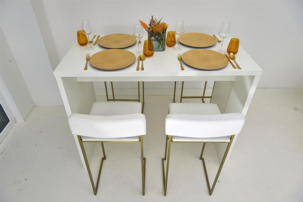 Barhocker Riva GOLD weiß – Bild 5