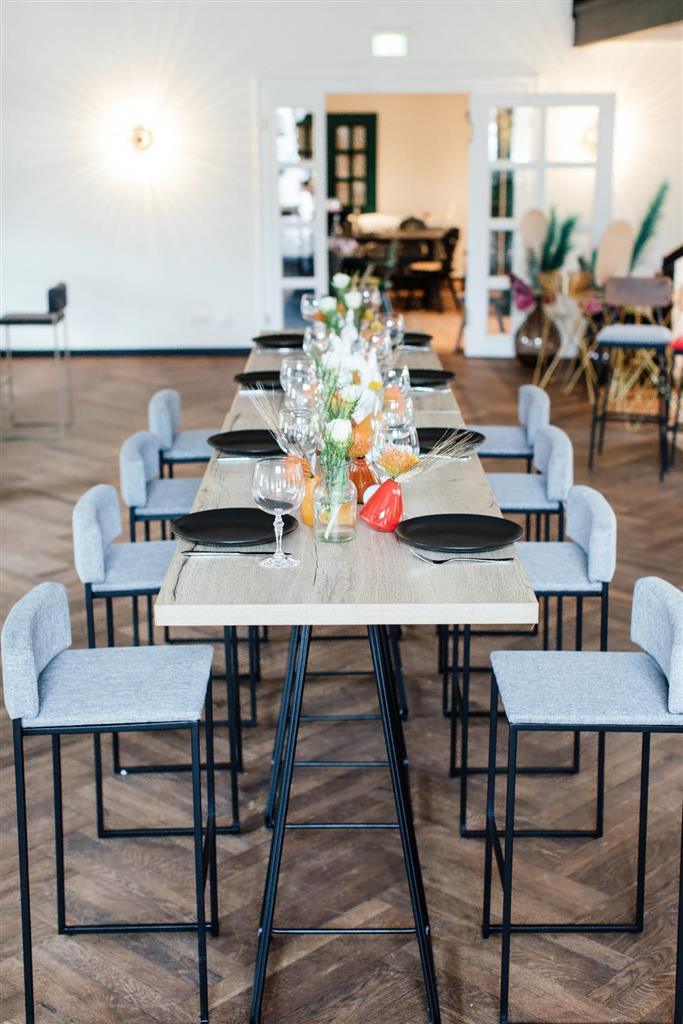 Barhocker Riva SCHWARZ grau – Bild 6