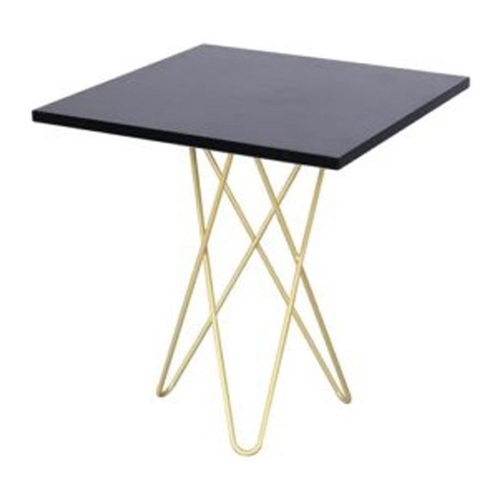 Bistrotisch Chloe schwarz 70x70cm