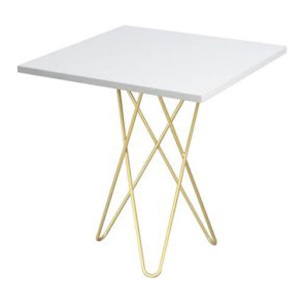 Bistrotisch Chloe weiß, 70x70cm, Höhe 72cm