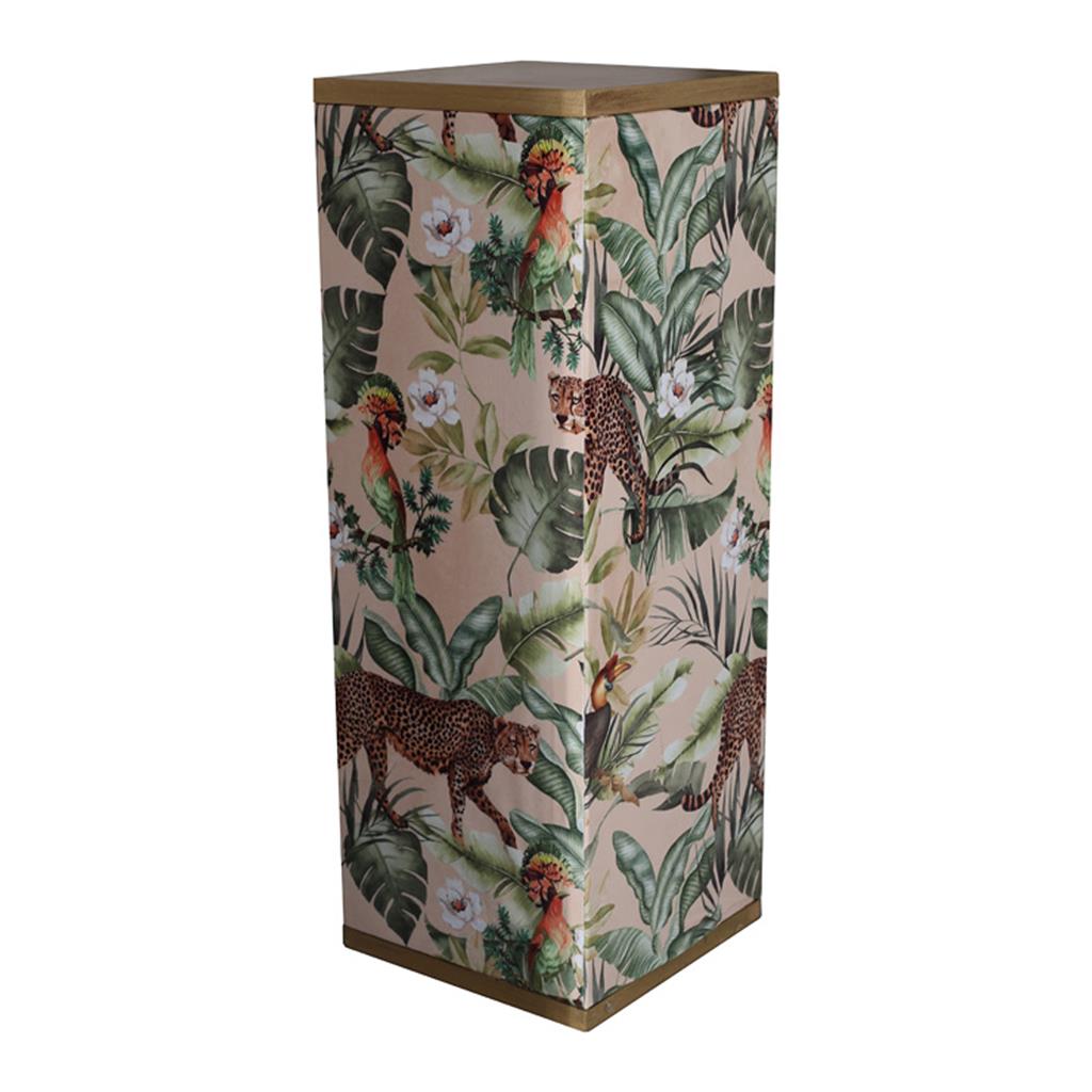 Dekosäule zartrosa-bunt, 80x40x40cm