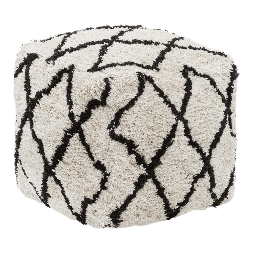 Handgetufteter Pouf Naima