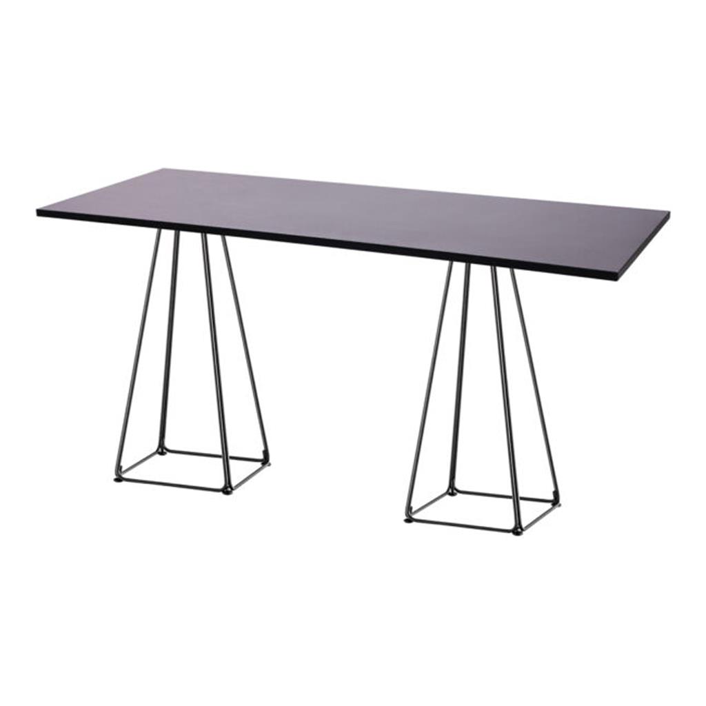 Hochtisch Lunar schwarz 180 x 70cm