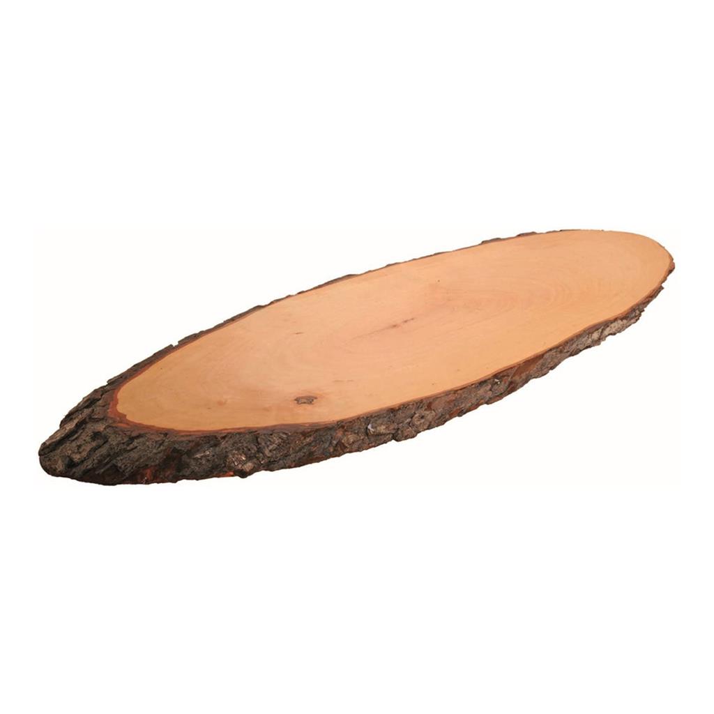 Holzbrett mit Rinde  80cm x 30 cm